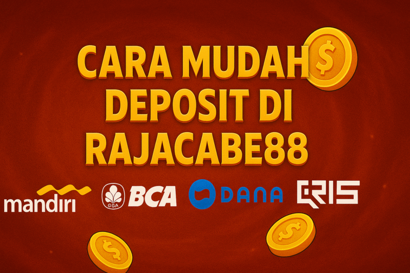 CARA DEPOSIT MUDAH DAN CEPAT DI RAJACABE88