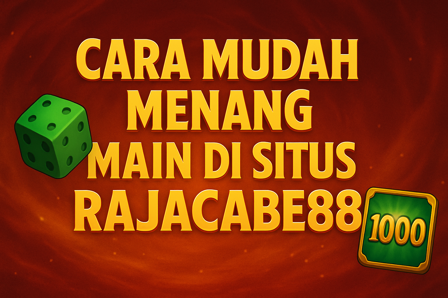 Cara Mudah Menang Main di Situs Rajacabe88